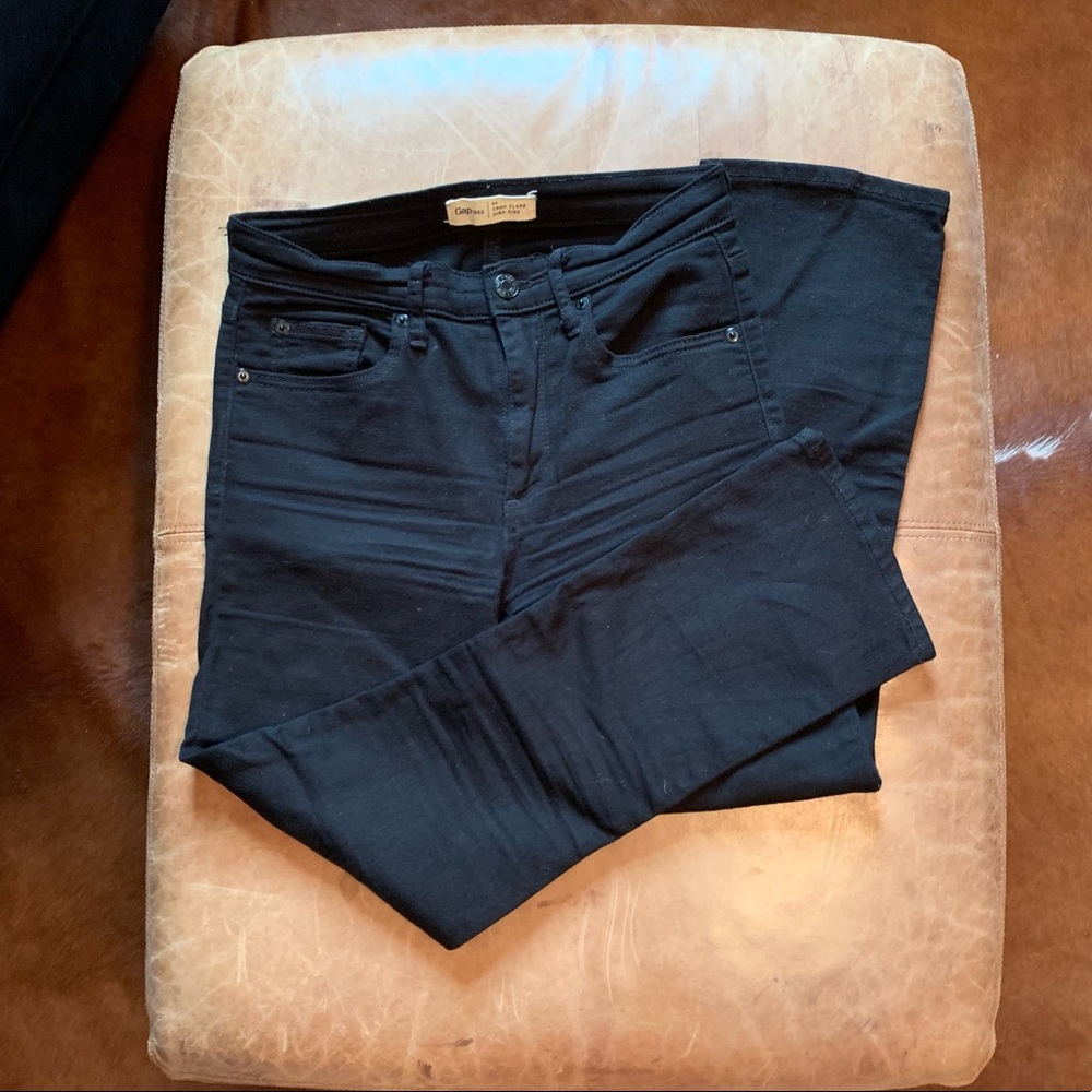 Gap cropped, boot cut high-rise jeans